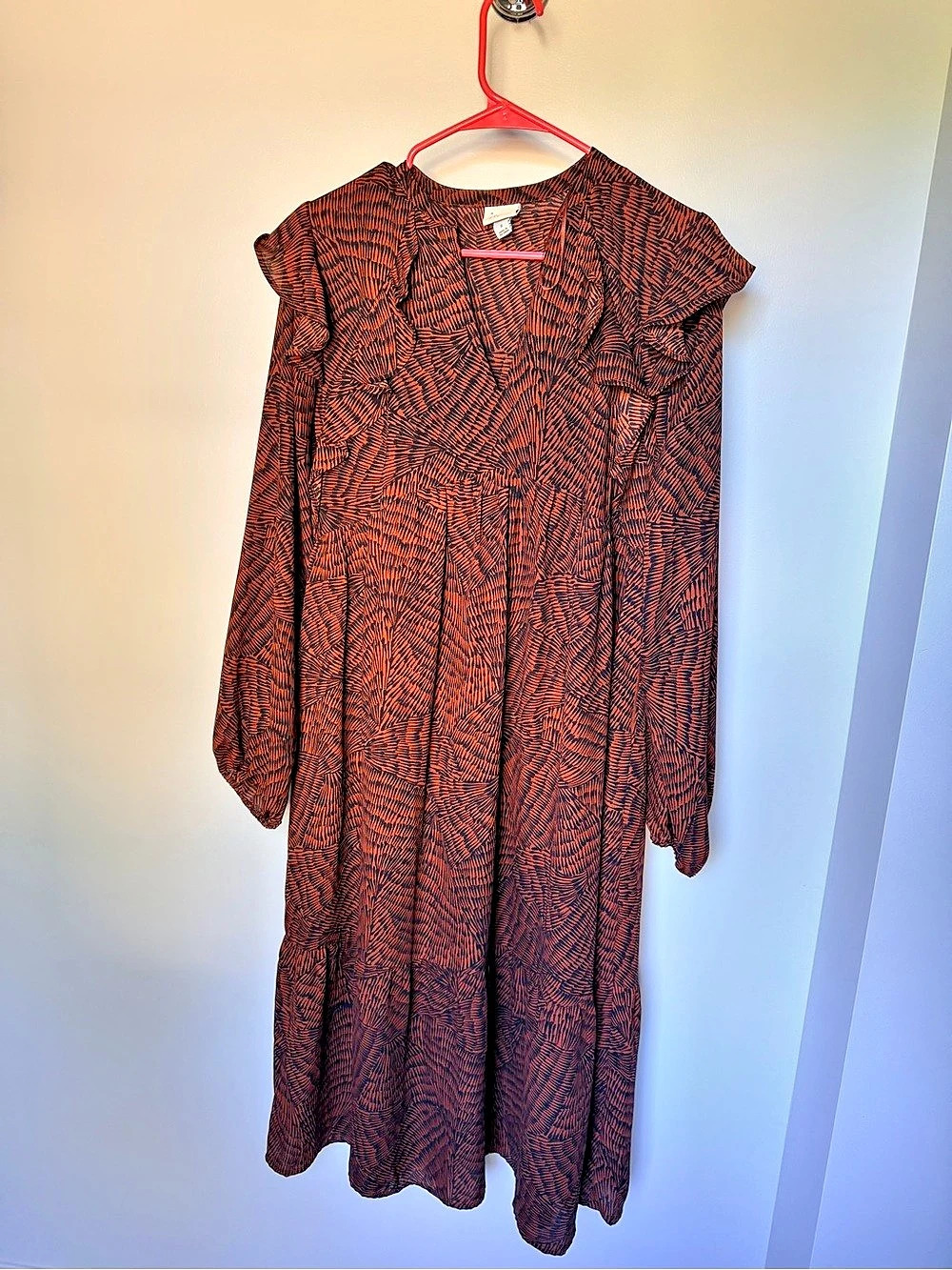 Animal Print Maxi Dress Size Small Like New